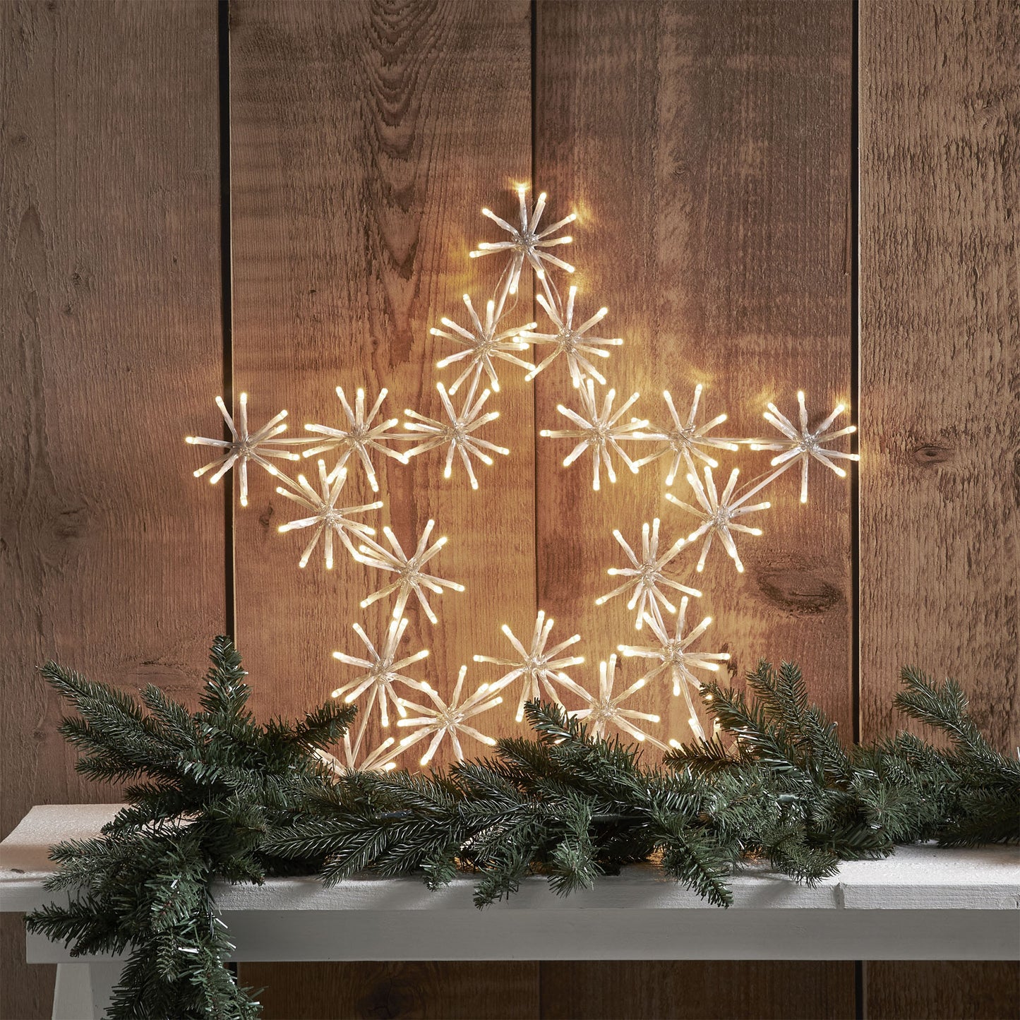 Flower star julepynt stjerne IP44