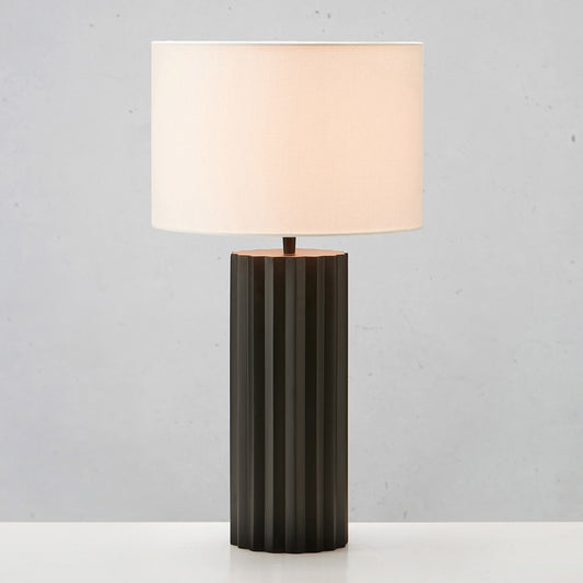 Hashira bordlampe sort/offwhite