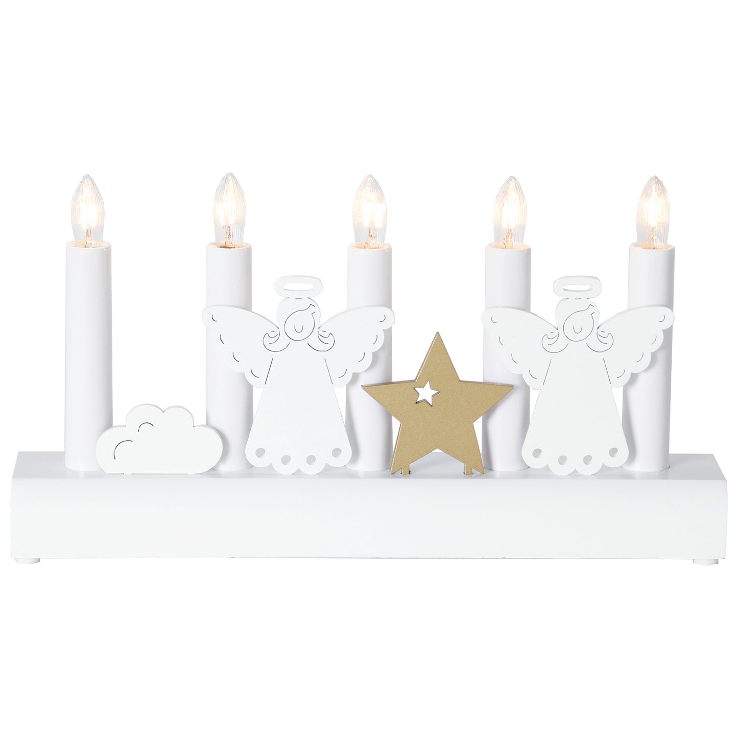 Julia 5-lys adventsstake engler