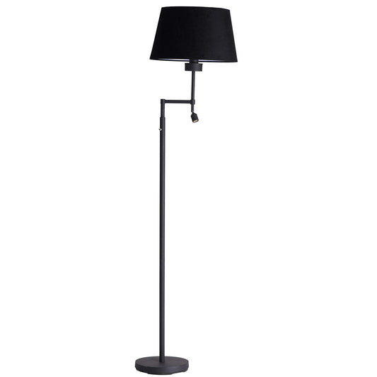Kasper gulvlampe u/skjerm sort