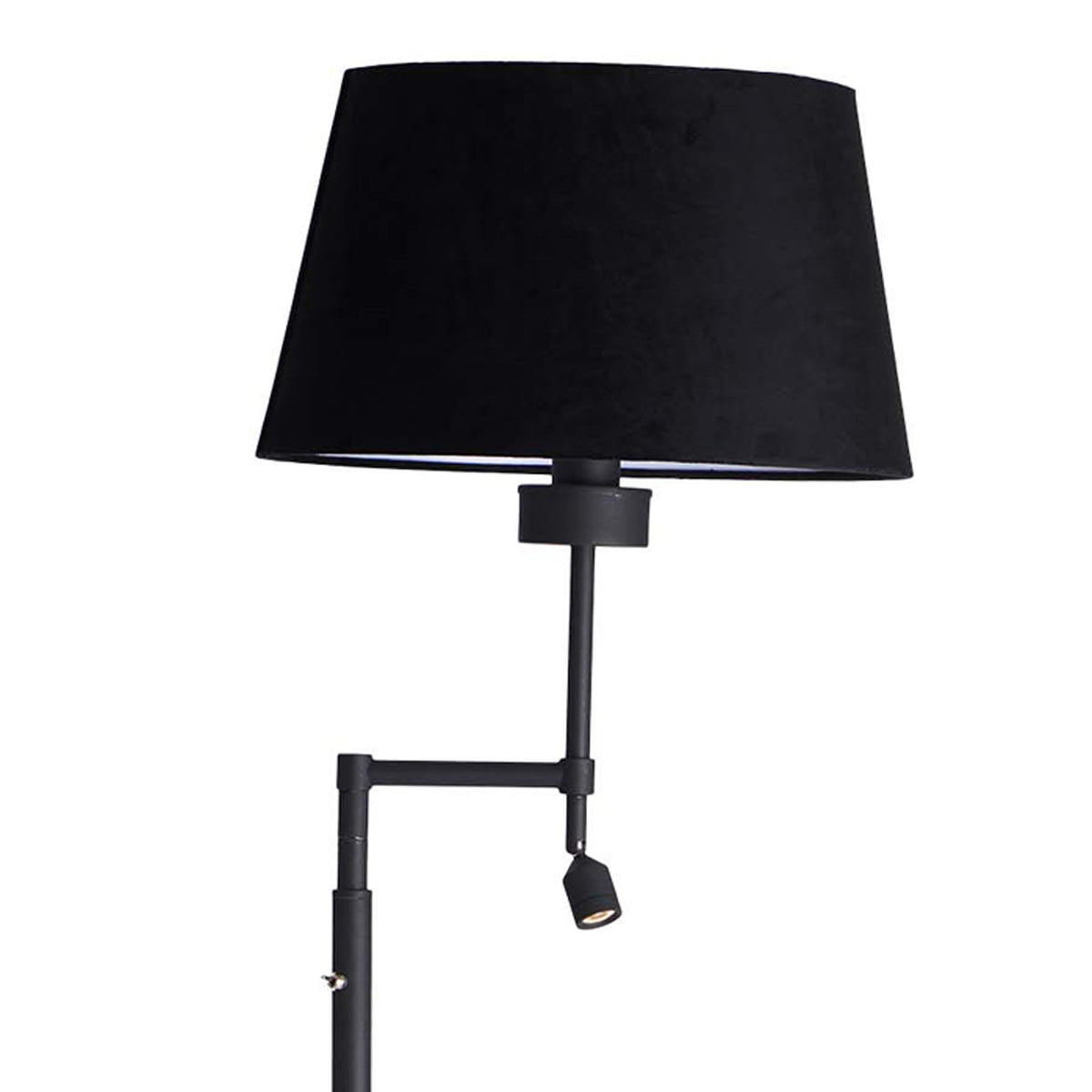 Kasper gulvlampe u/skjerm sort
