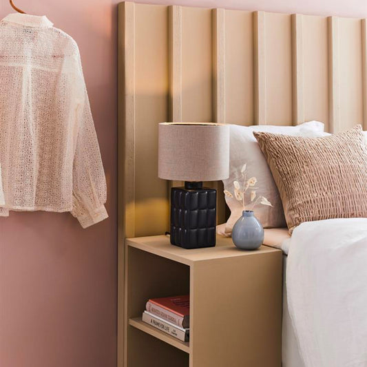 Makura bordlampe liten sort/beige