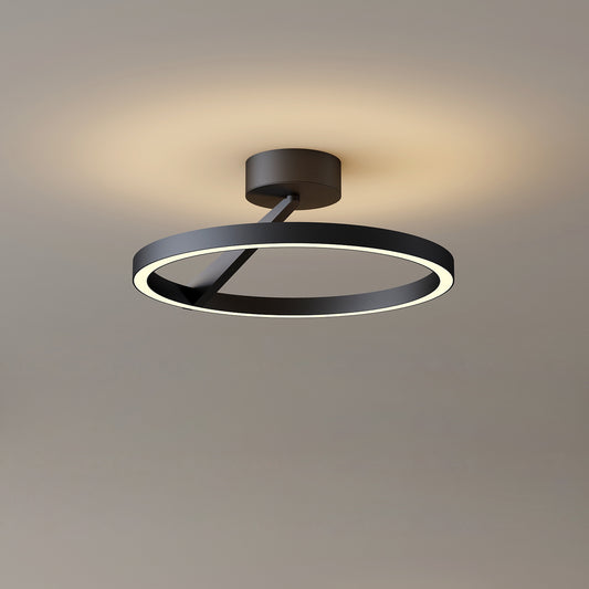 Mind LED takplafond Ø33cm sort