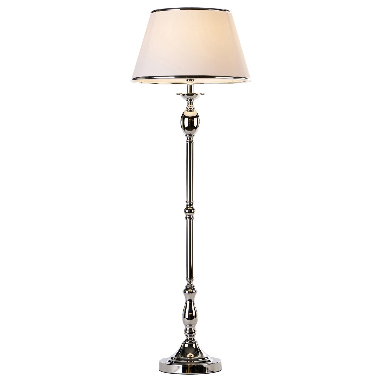 Modena bordlampe u/skjerm krom