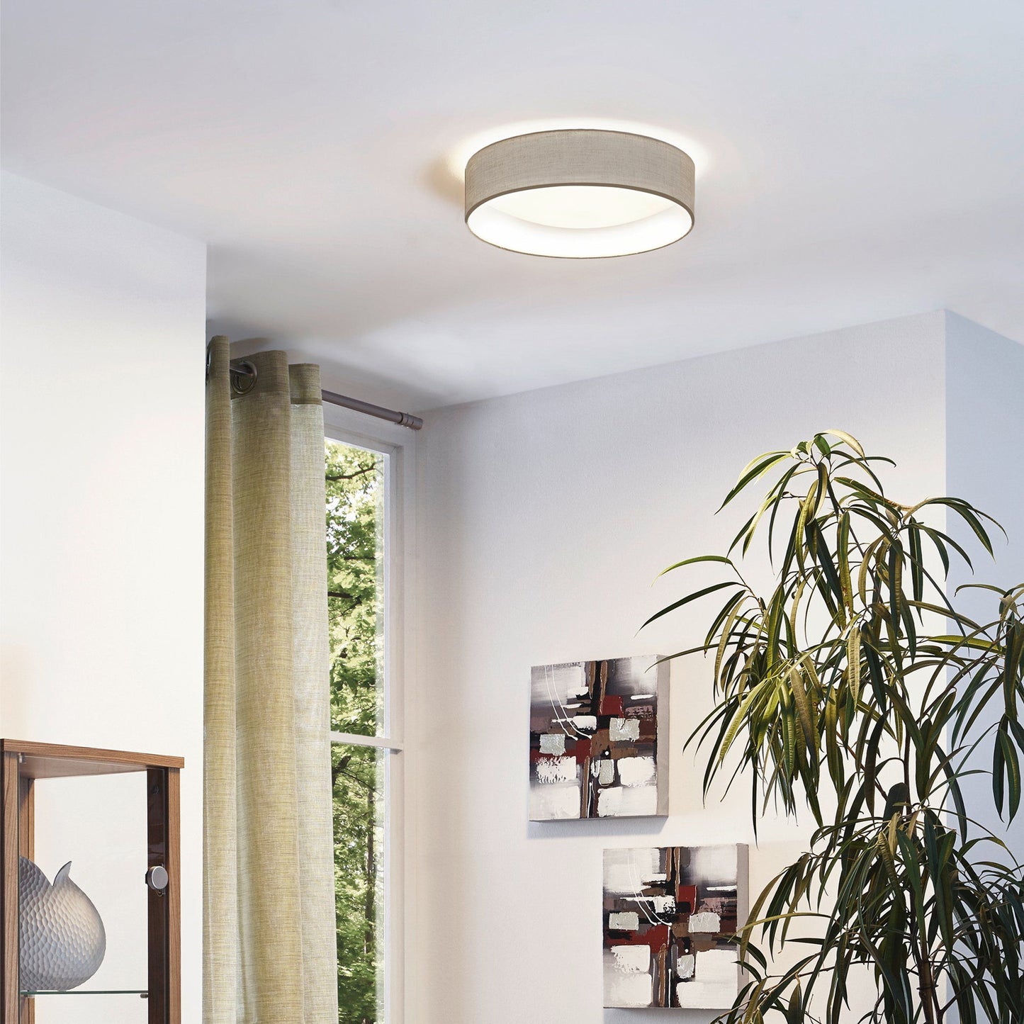 Pasteri LED takplafond taupe