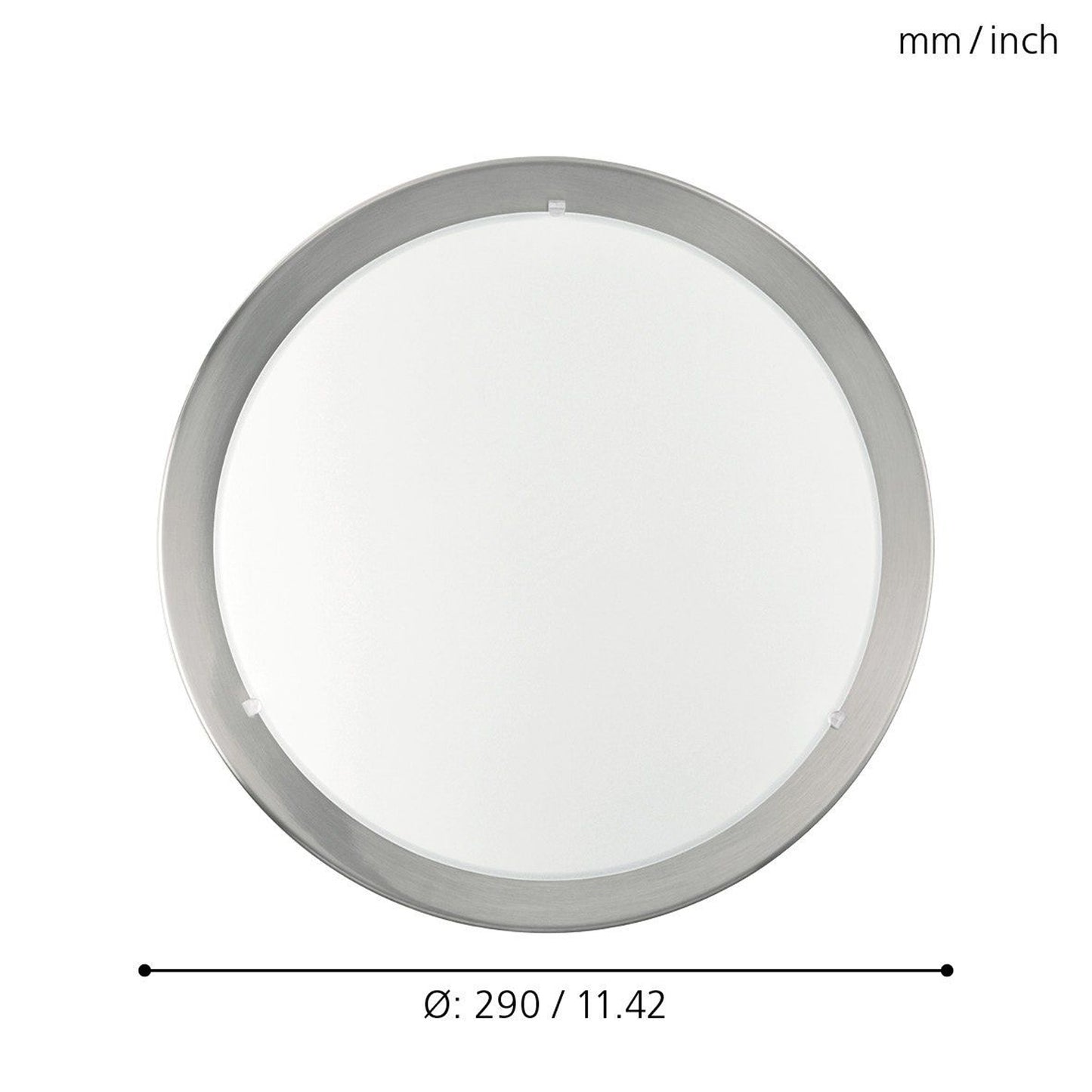 Planet takplafond Ø29cm satin
