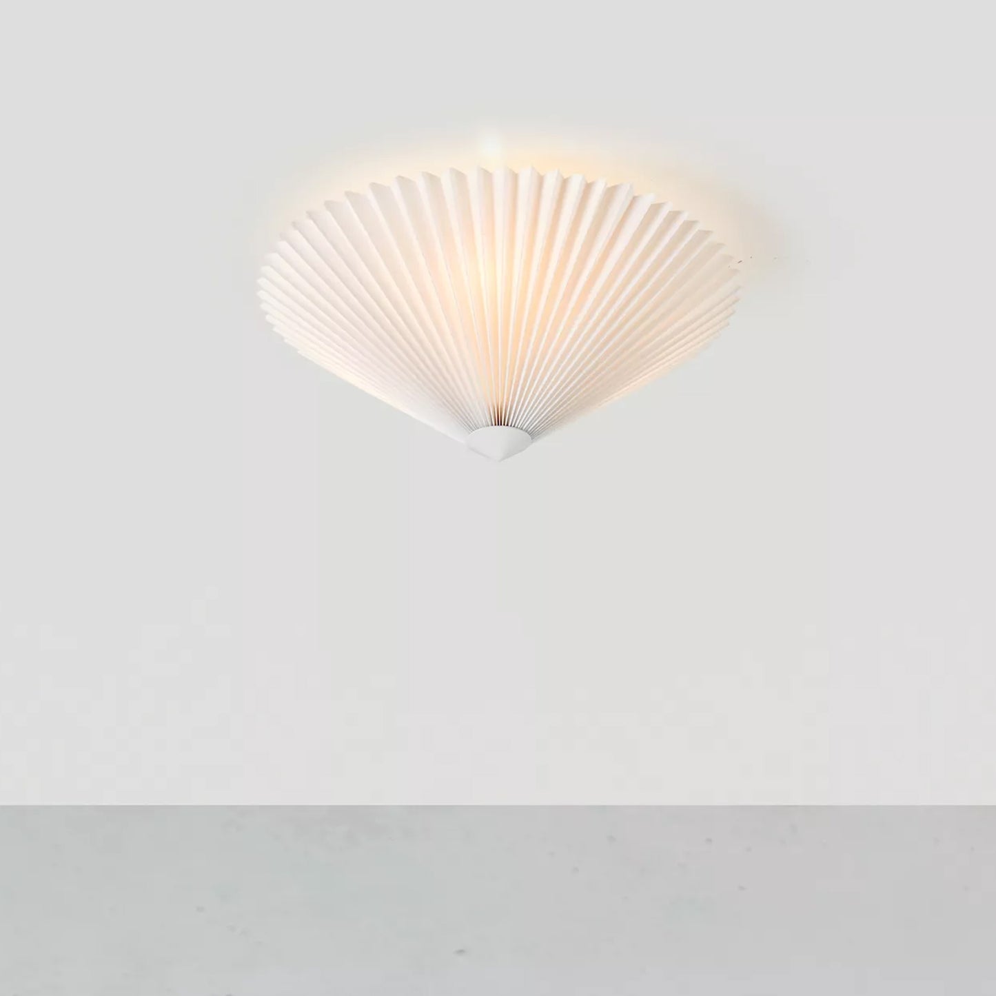 Plisado takplafond 42cm hvit