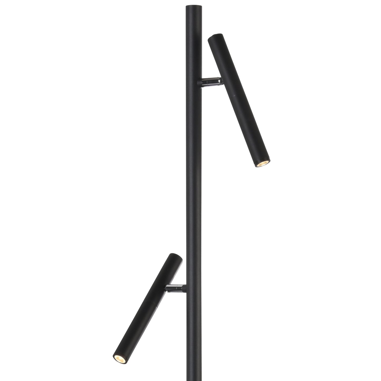 Pure K2 LED 2-lys gulvlampe sort m/dim