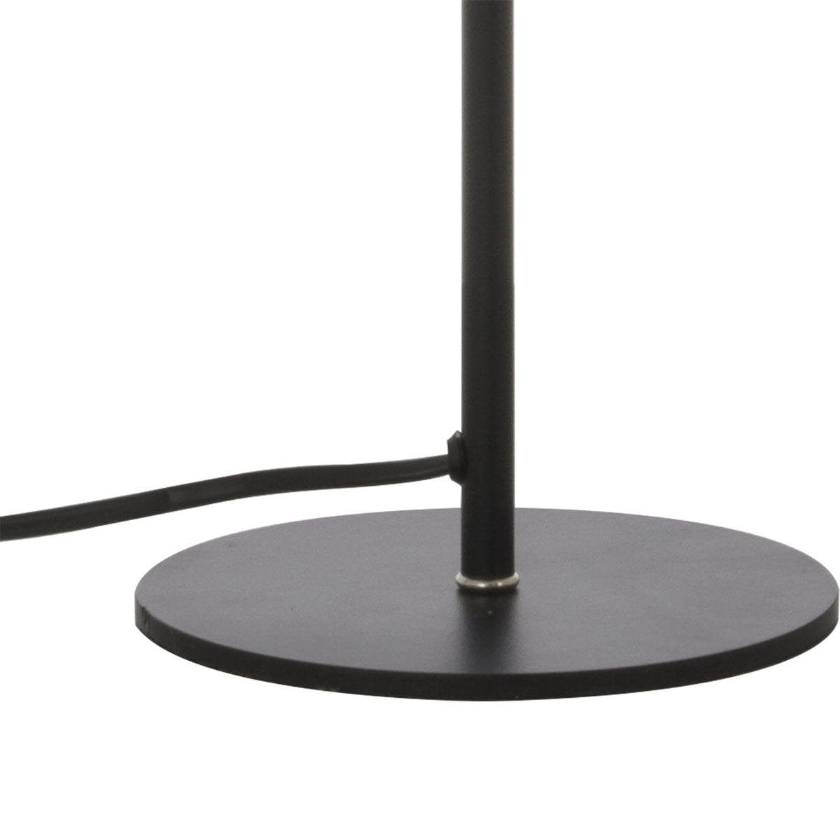 Rille bordlampe sort/opal