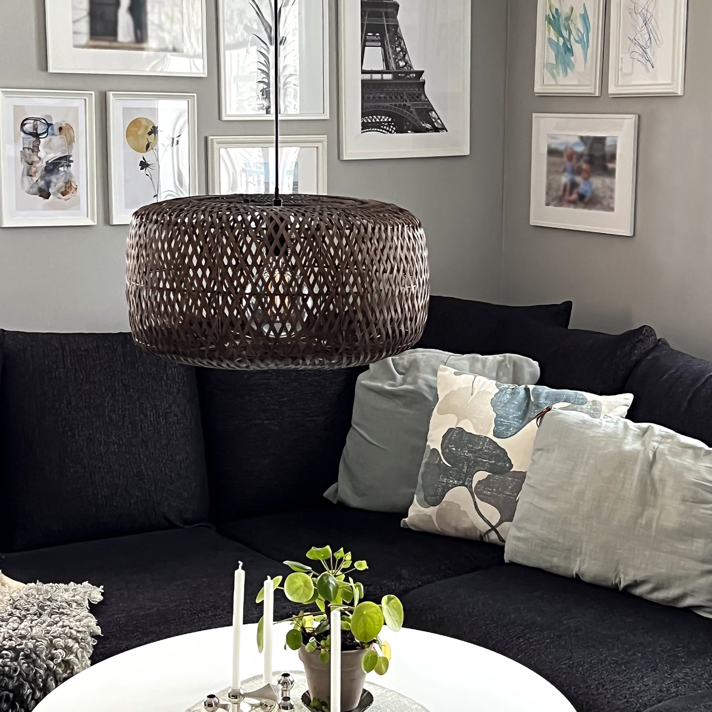 Savanna takpendel brun Ø40cm