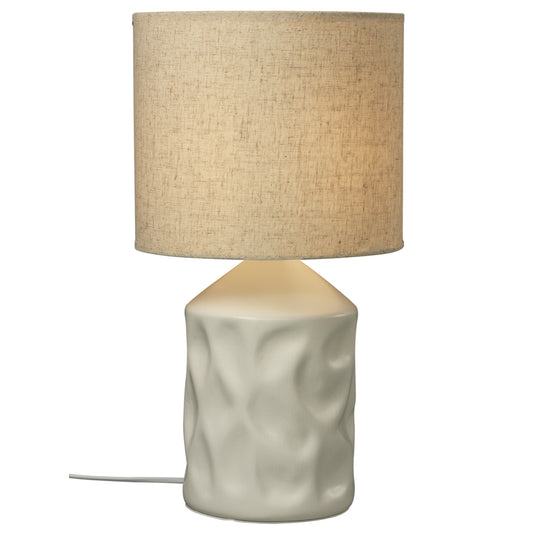 Seramix bordlampe naturhvit/beige