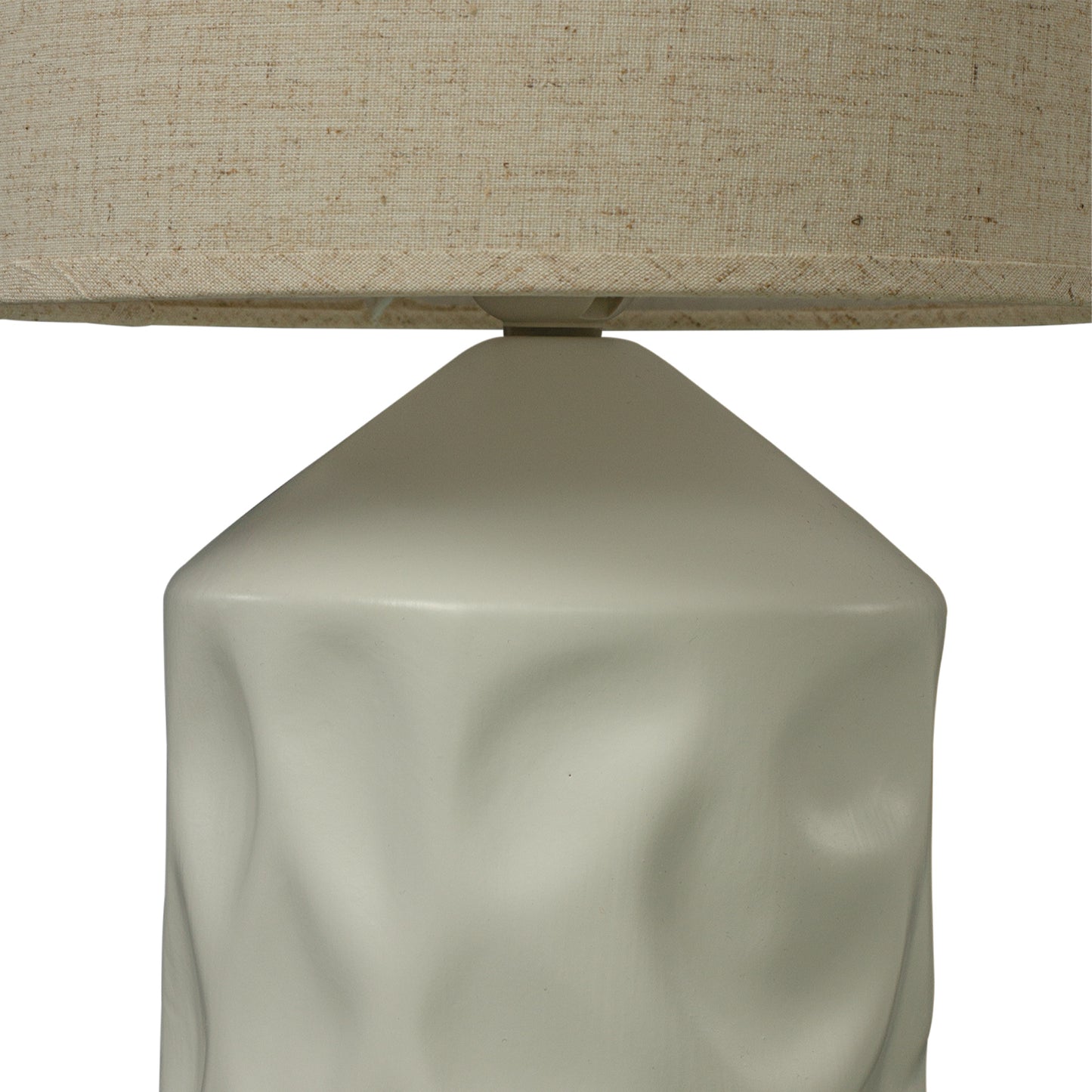 Seramix bordlampe naturhvit/beige