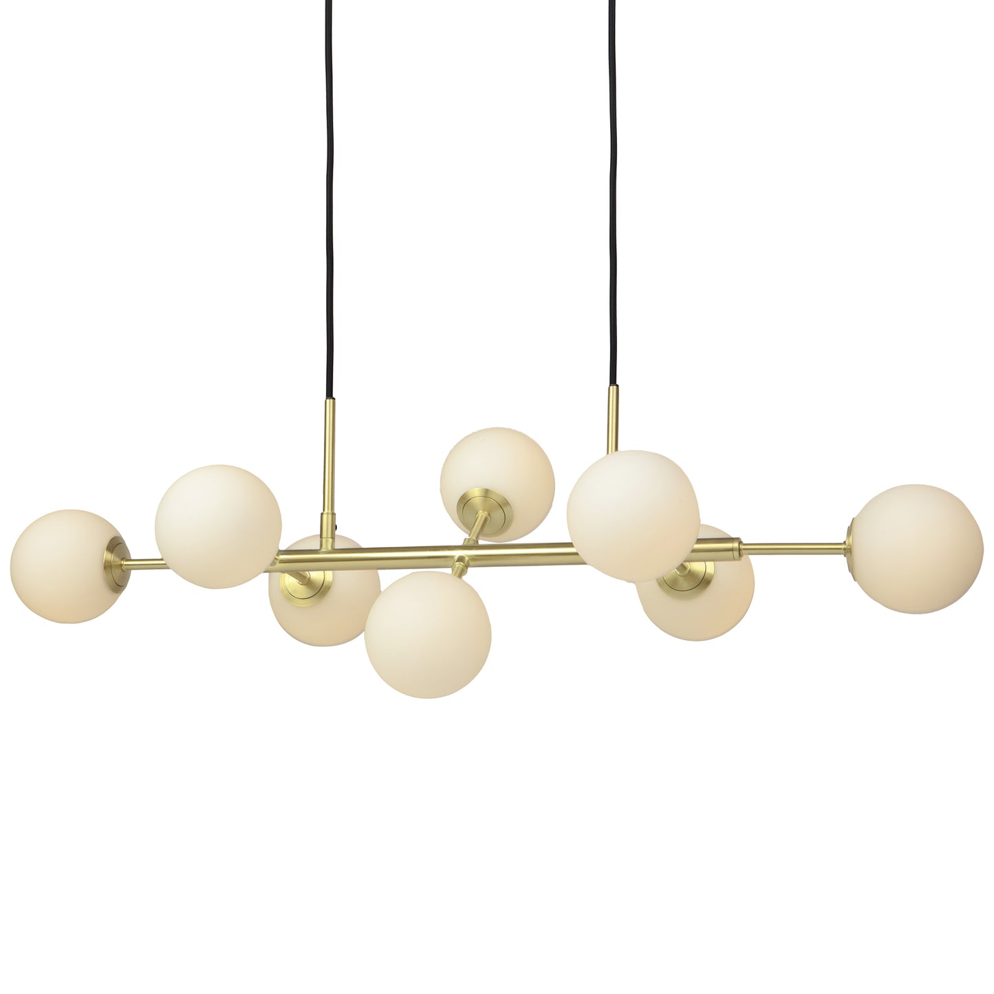 Soprano 8-lys pendel messing/opal