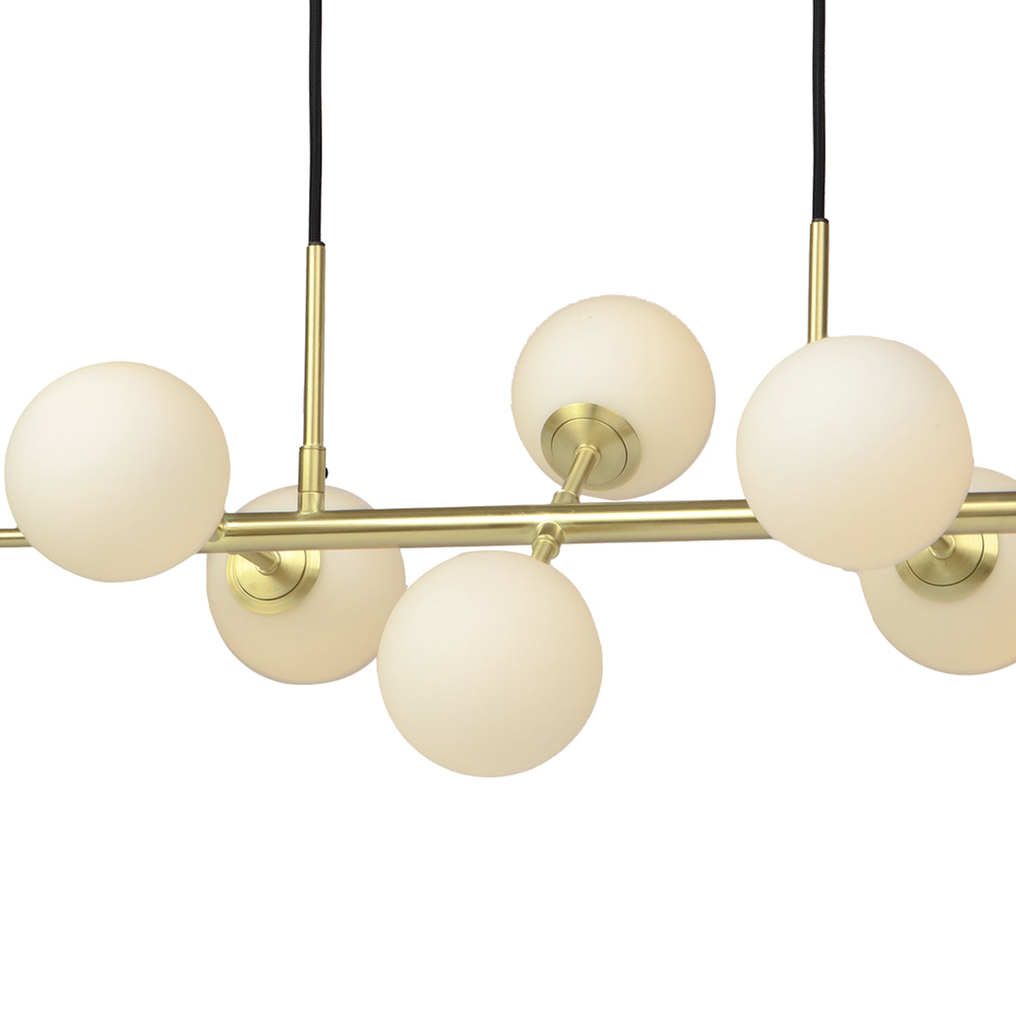 Soprano 8-lys pendel messing/opal
