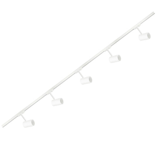 Titan 5-lys skinnepakke hvit