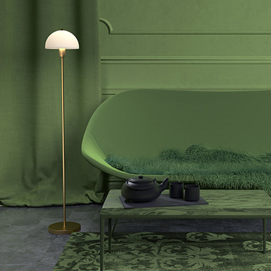 Vienda gulvlampe messing/opal