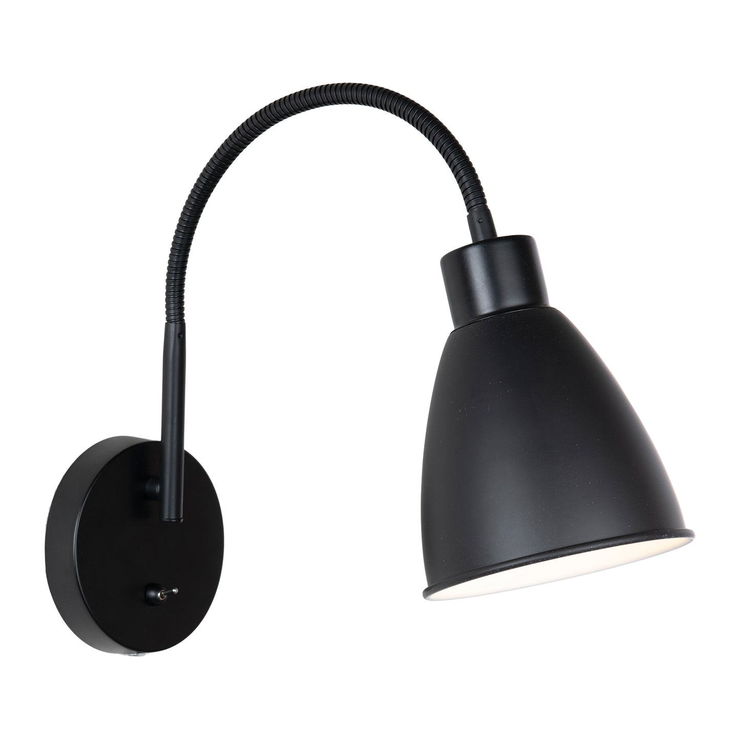 Vince vegglampe sort