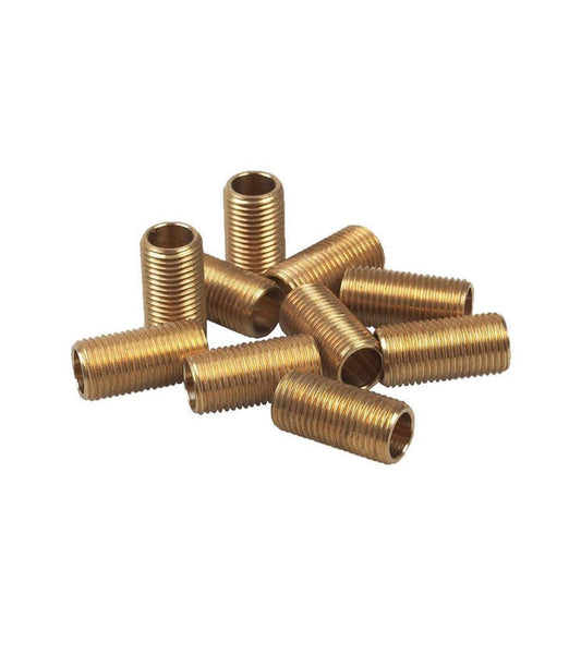 Rørnippel 10x20mm messing