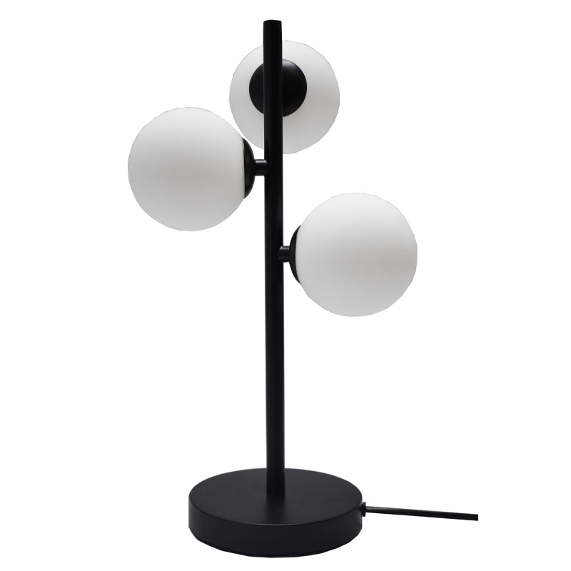 Bellatrix bordlampe sort/opal