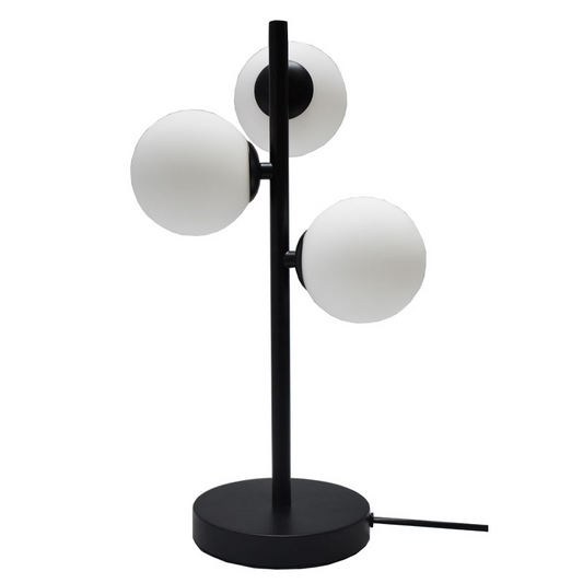 Bellatrix bordlampe sort/opal