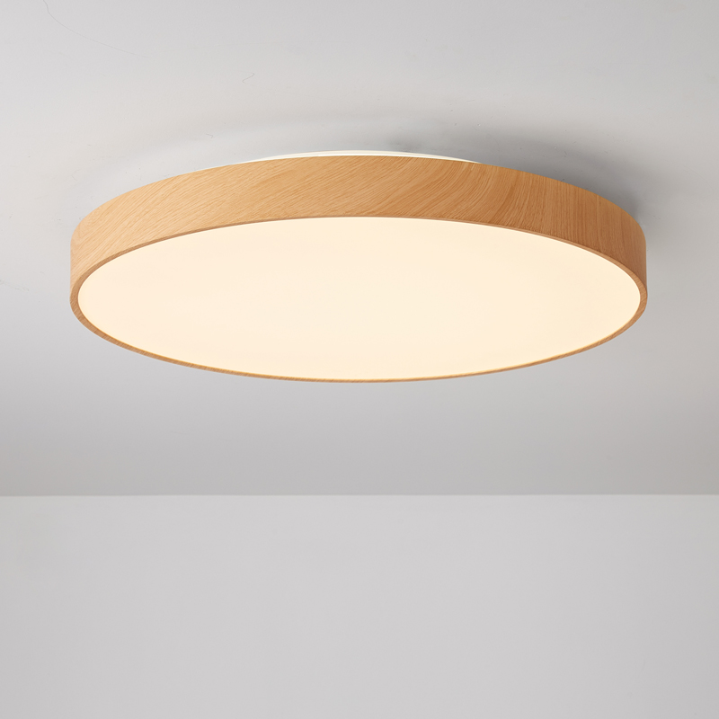 Bekkestua LED plafond treverk 3-step dim