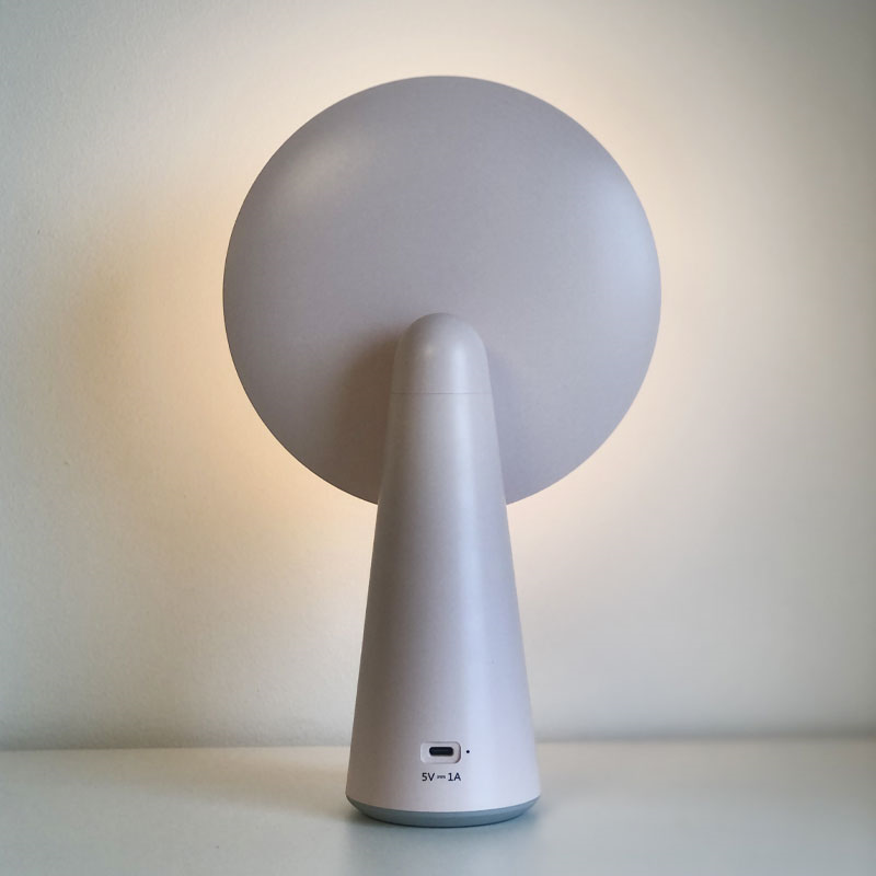 Rosa sminkespeil m/USB