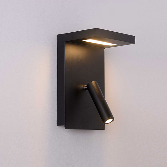 Daisy LED vegglampe sort