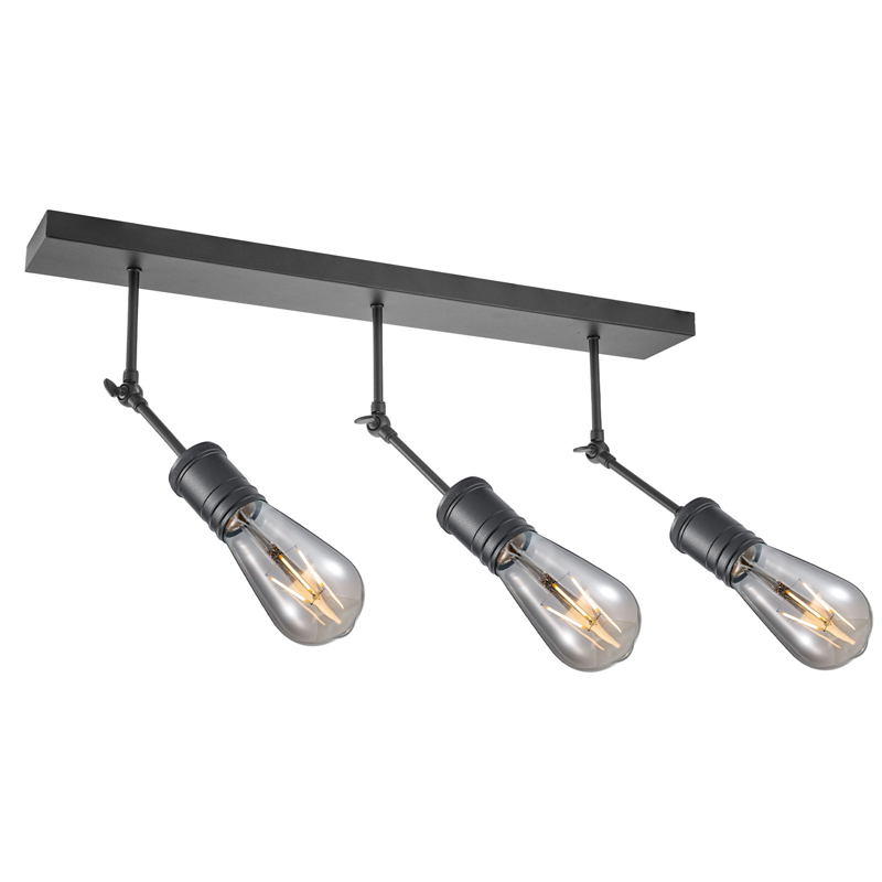 Senja 3-lys taklampe sort