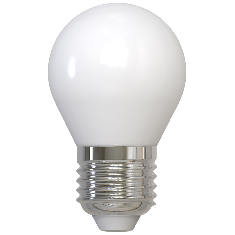 LM LED E27 krone opal 2.5W dimbar