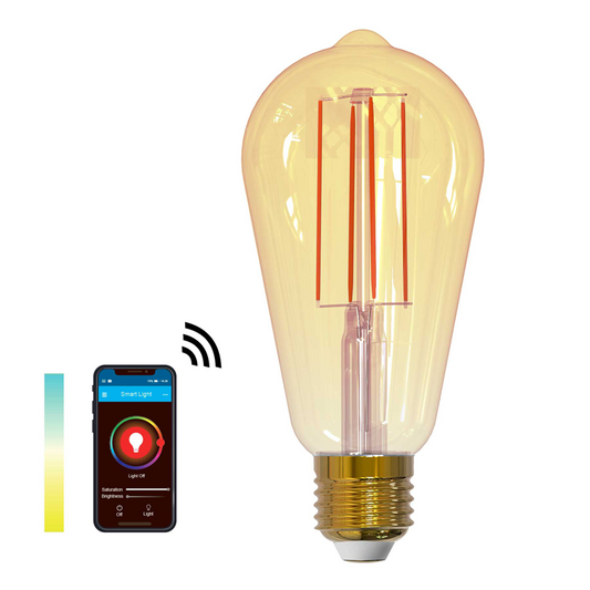 SMART LIGHT WIFI CCT E27 edison amber