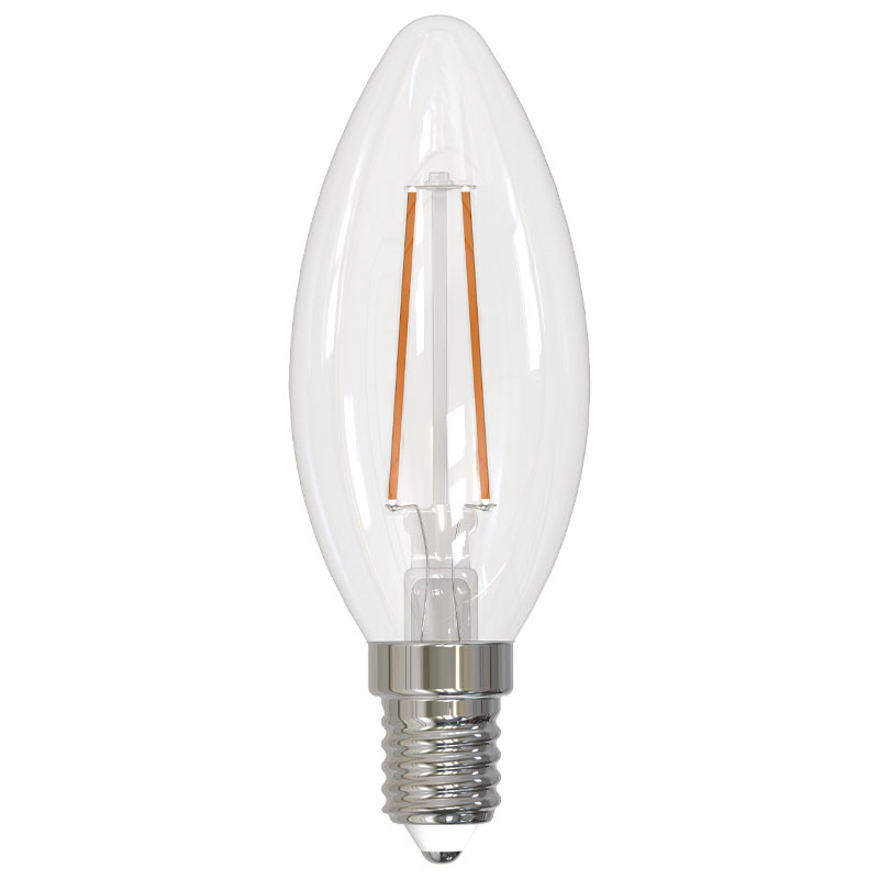 LM LED E14 mignon klar 2.5W dimbar