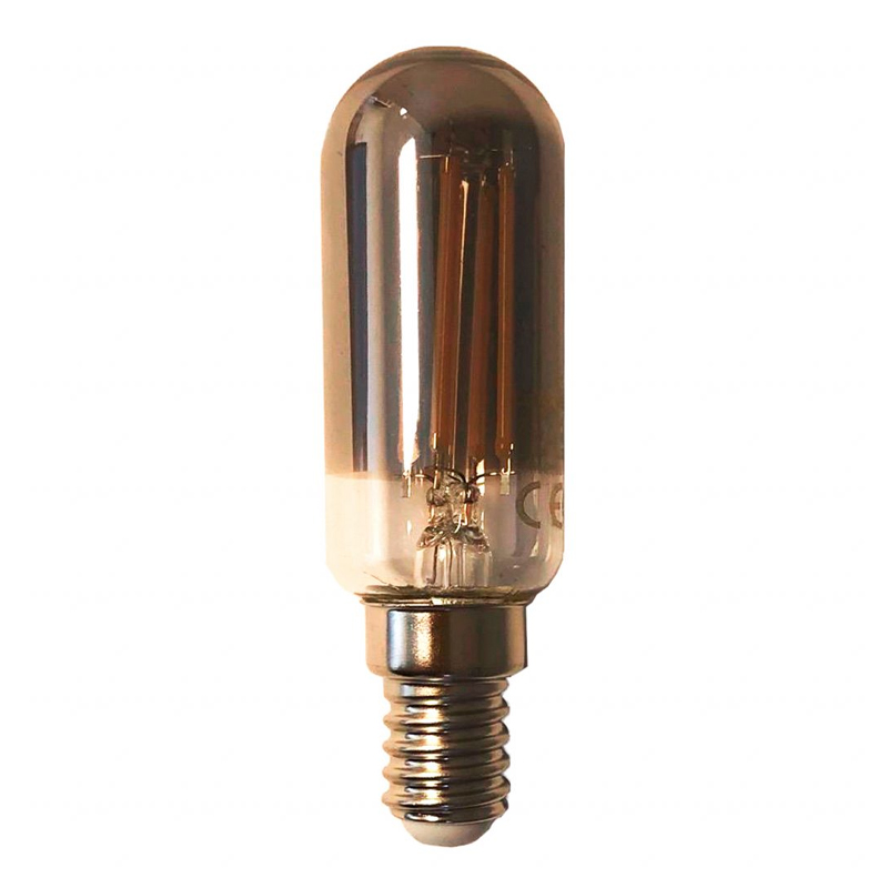 LM LED E14 rør sotet 2000K 3.5W dimbar