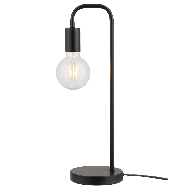 Liza bordlampe sort