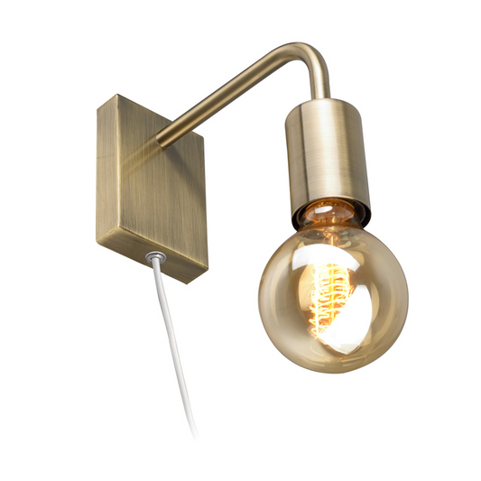 Liza vegglampe patinert