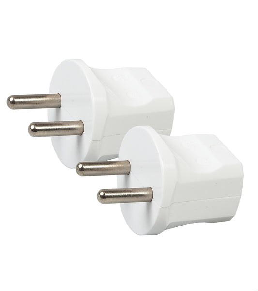 Støpsel 2pk u/jord hvit