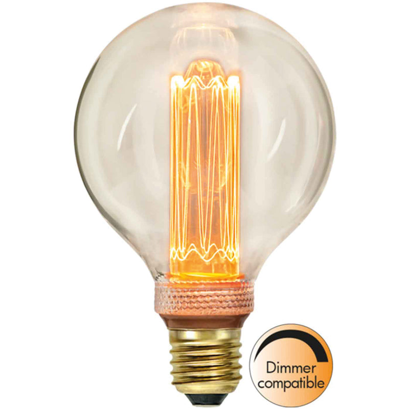 Star LED globe klar soft Ø95mm 2.5W dimbar