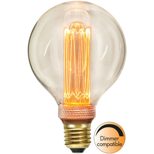 Star LED globe klar soft Ø95mm 2.5W dimbar