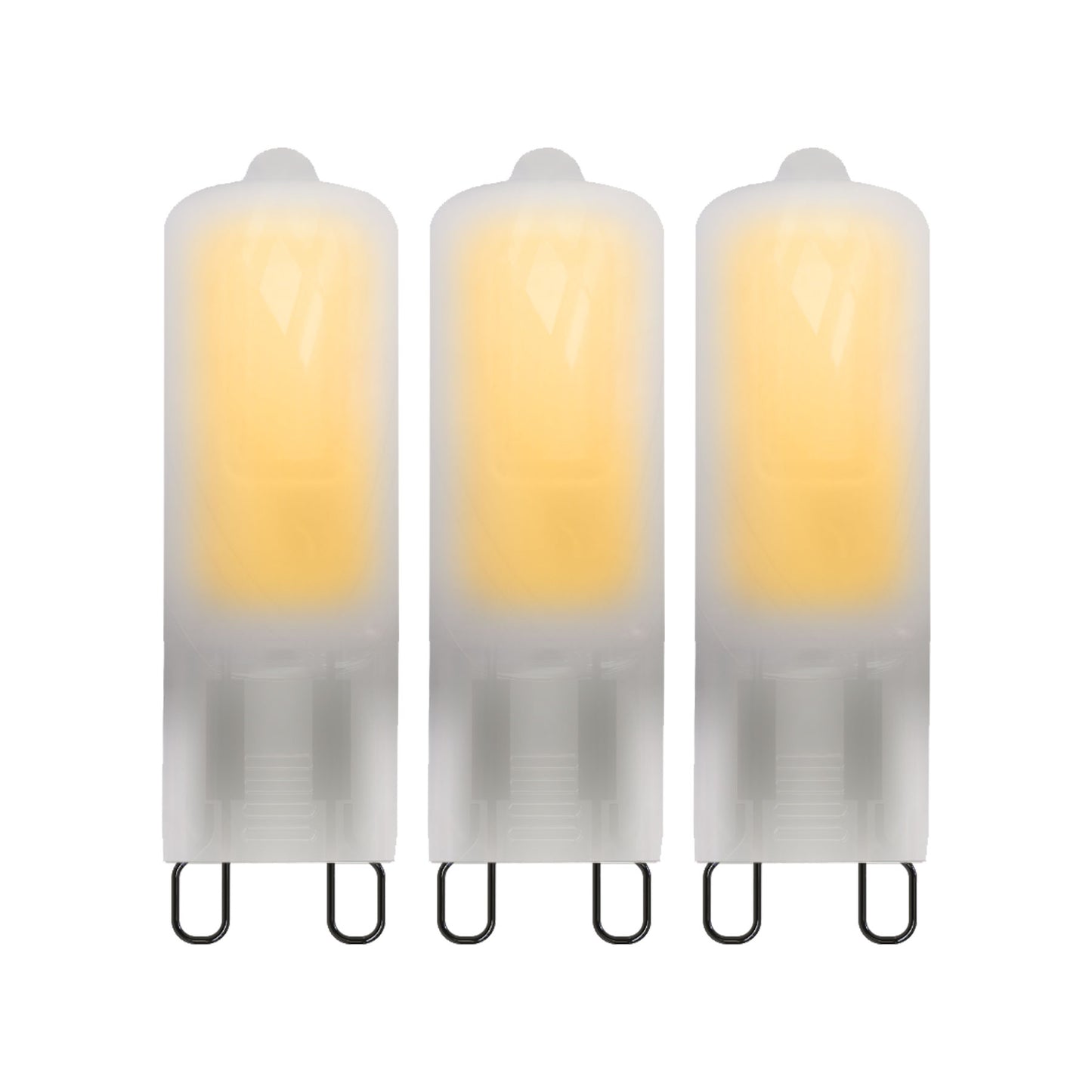 3pk LED G9 matt 3.5W dimbar