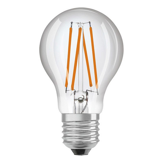 Osram LED E27 normal klar 4.9W m/lyssensor