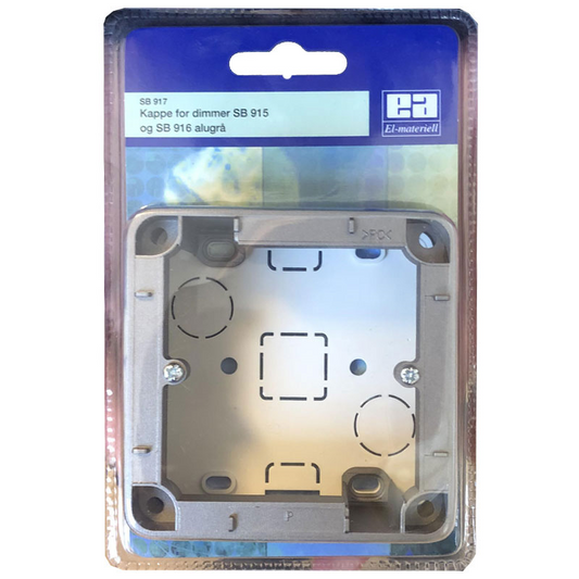 Kappe for dimmer alugrå