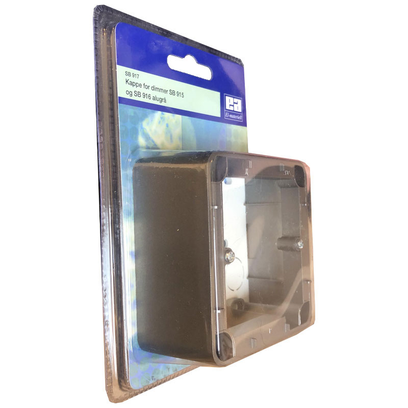 Kappe for dimmer alugrå