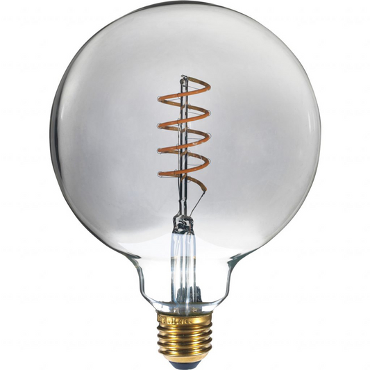 EA LED E27 globe sotet Ø125mm 6W dimbar