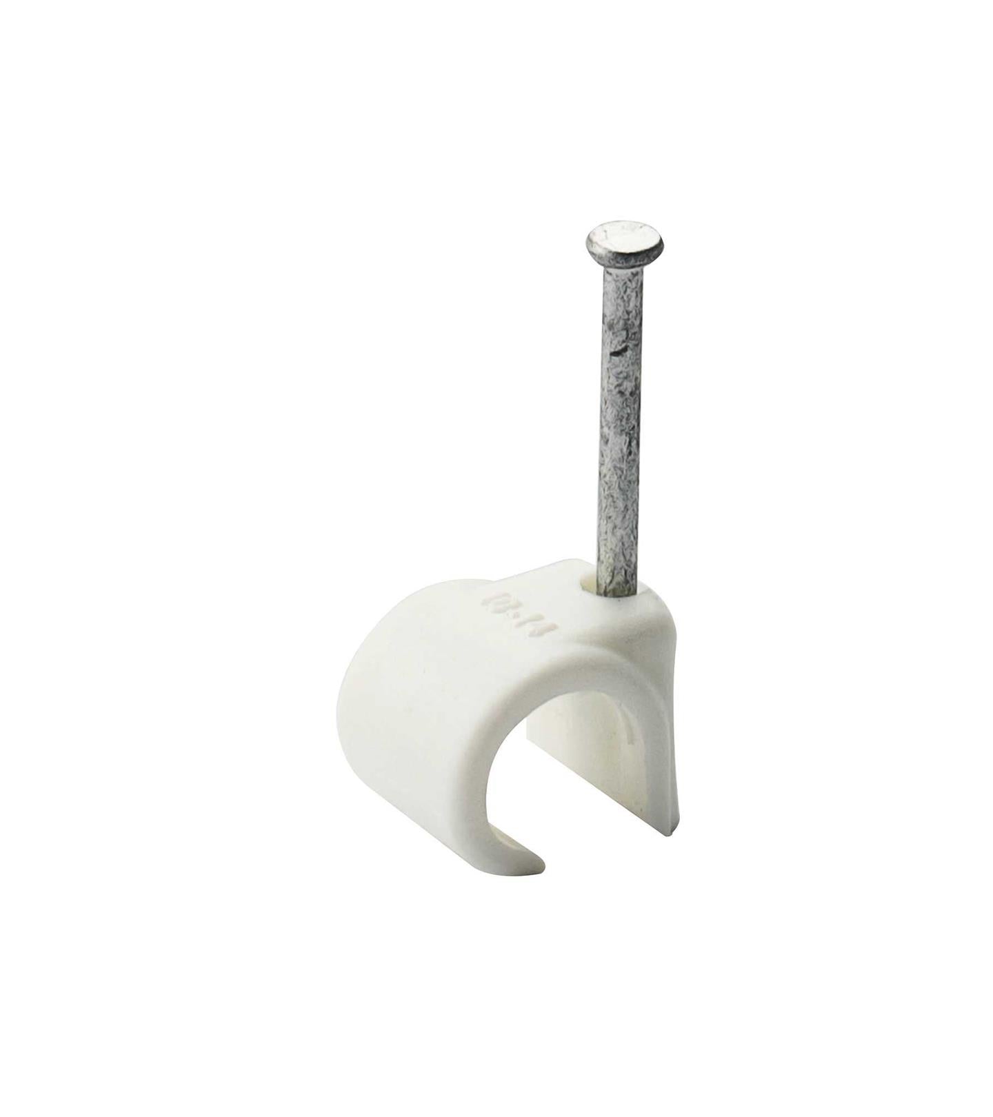 EGANT kabelklips 10-14mm hvit 20pk