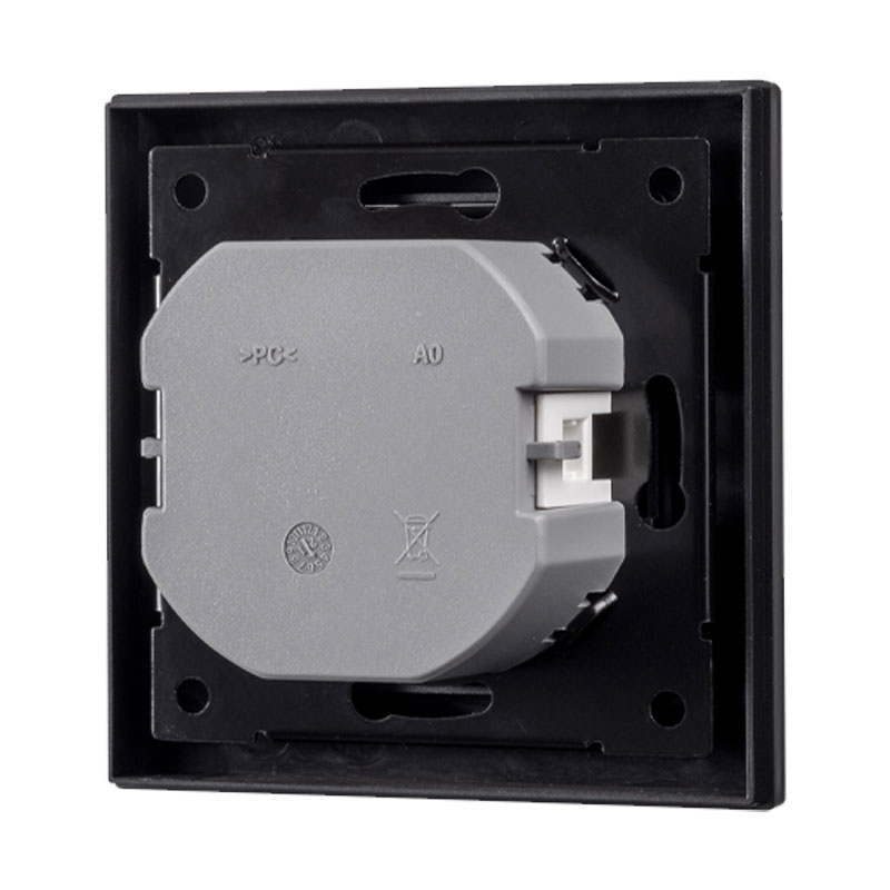 EGANT LED dimmer 10-100W innfelt sort