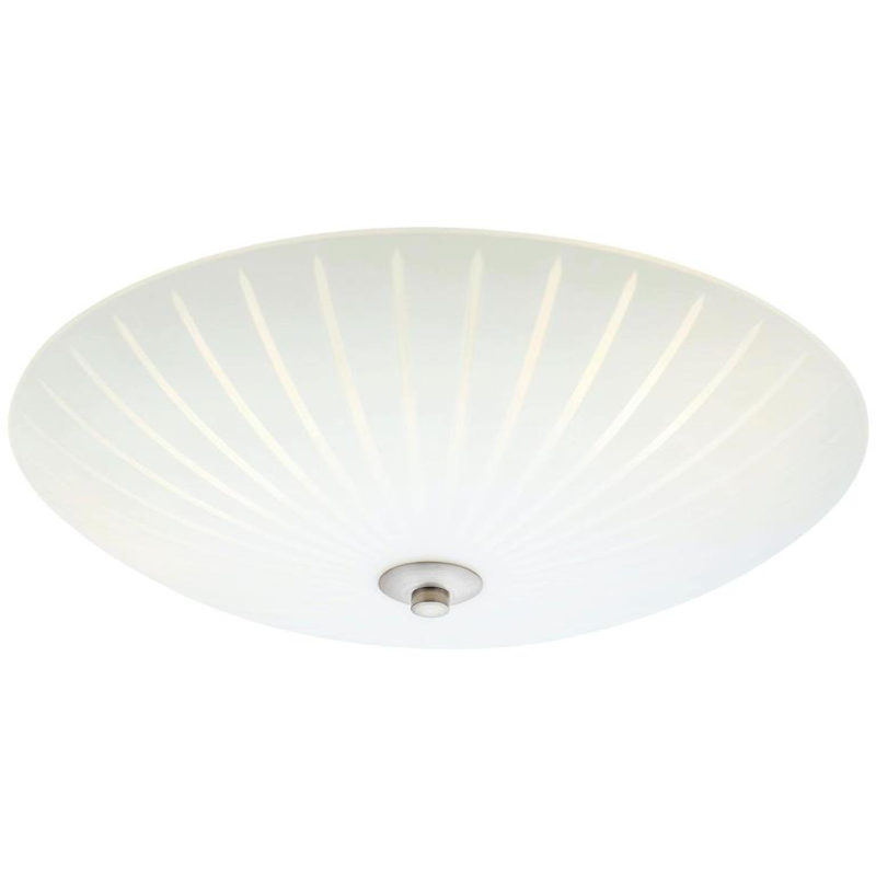 Cut takplafond 43cm hvit/stål