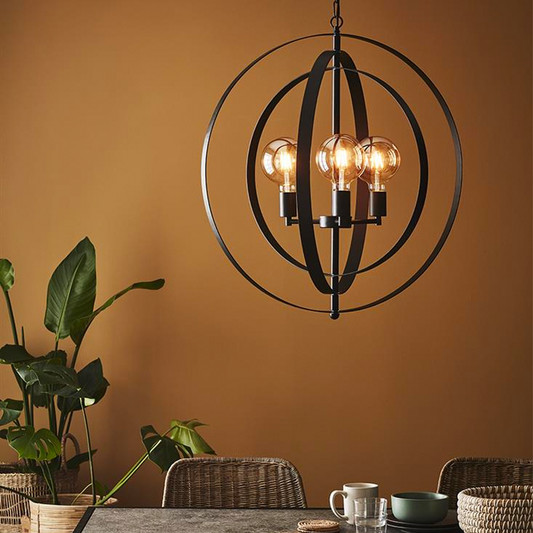 Orbit 3-lys takpendel matt sort