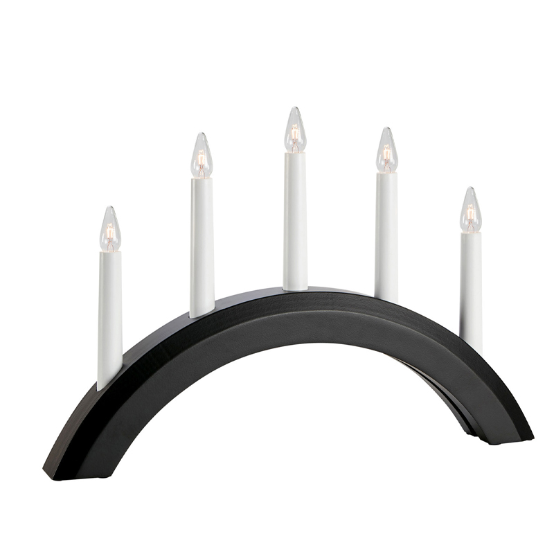 Avento 5-lys adventsstake sort