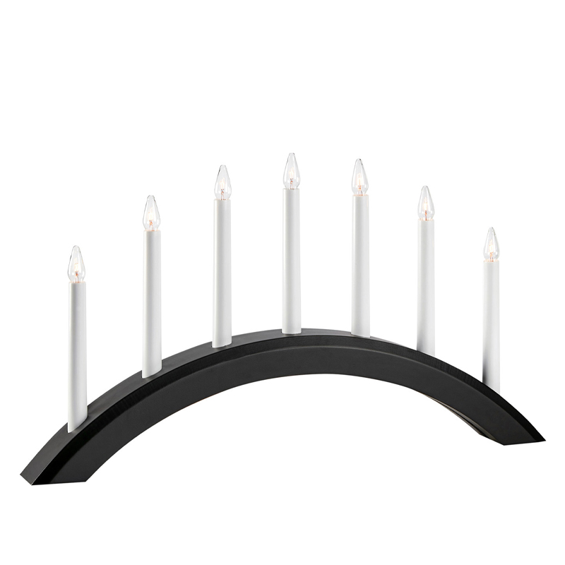 Avento 7-lys adventsstake sort