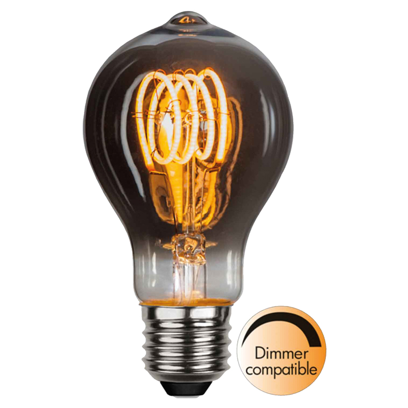 Star LED E27 normal sotet spiral 3.7W dimbar
