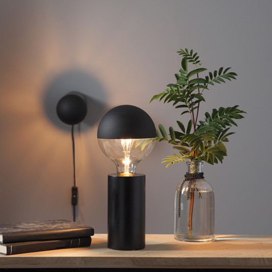 Star LED globe sort topp Ø95mm 2.8W dimbar